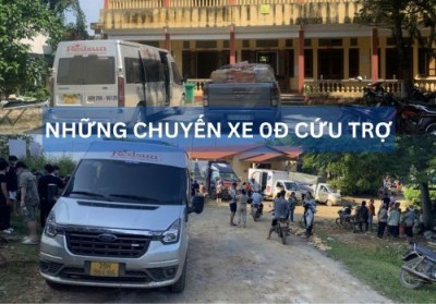 Những chuyến xe 0 đồng đưa Tình Nguyện Viên và Đồ cứu trợ lên các Tỉnh vùng núi phía Bắc